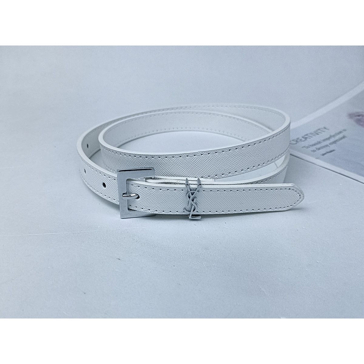 YSL ladies belt thin