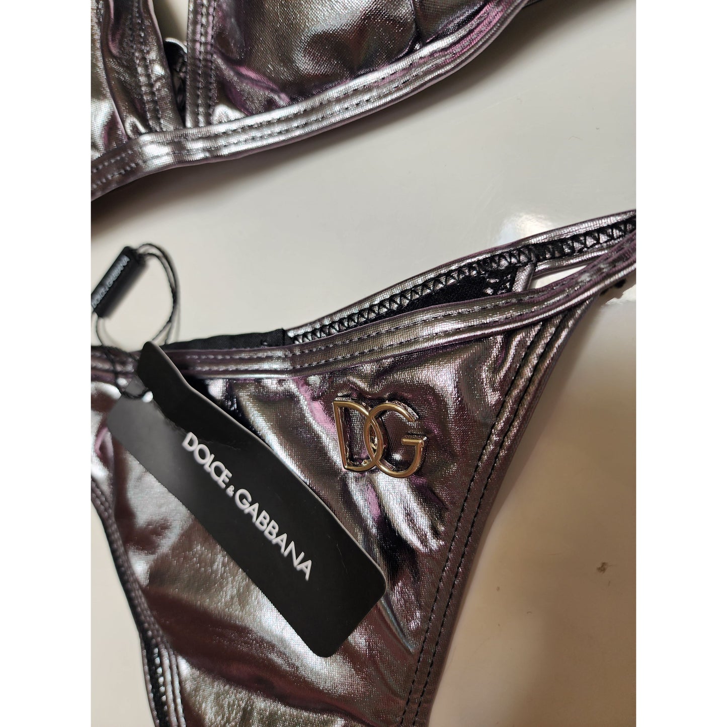 DG PU Leather Swimsuit