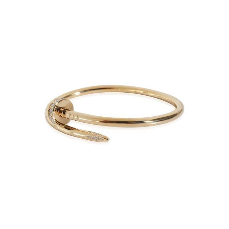 C gold diamond bracelet