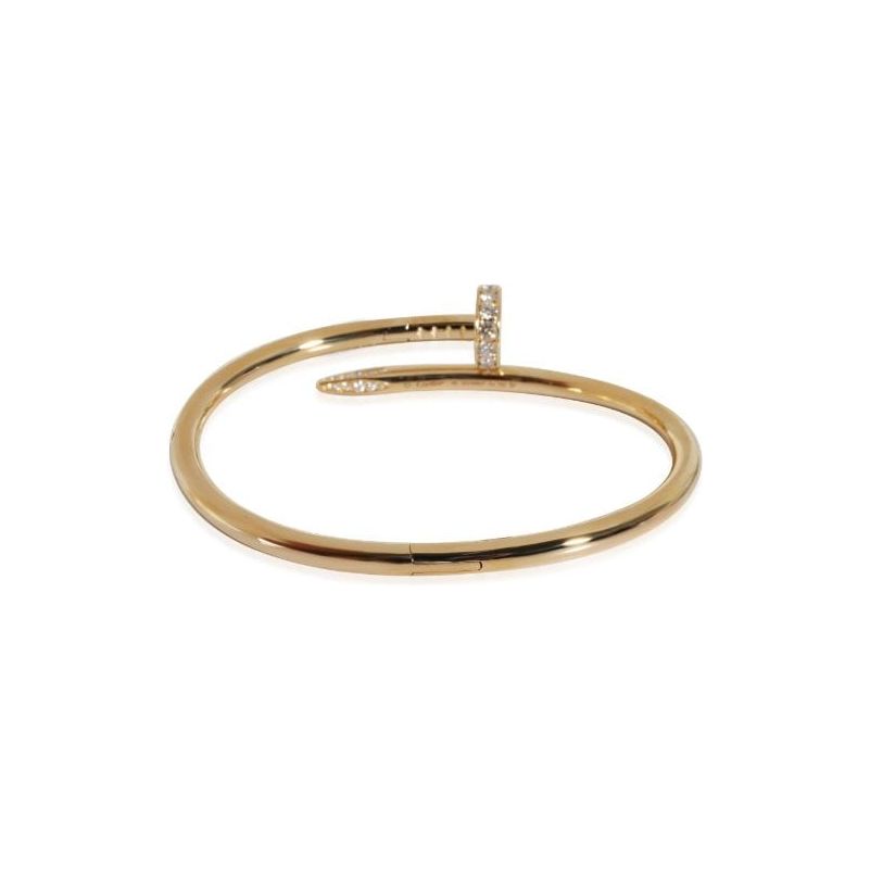 C gold diamond bracelet