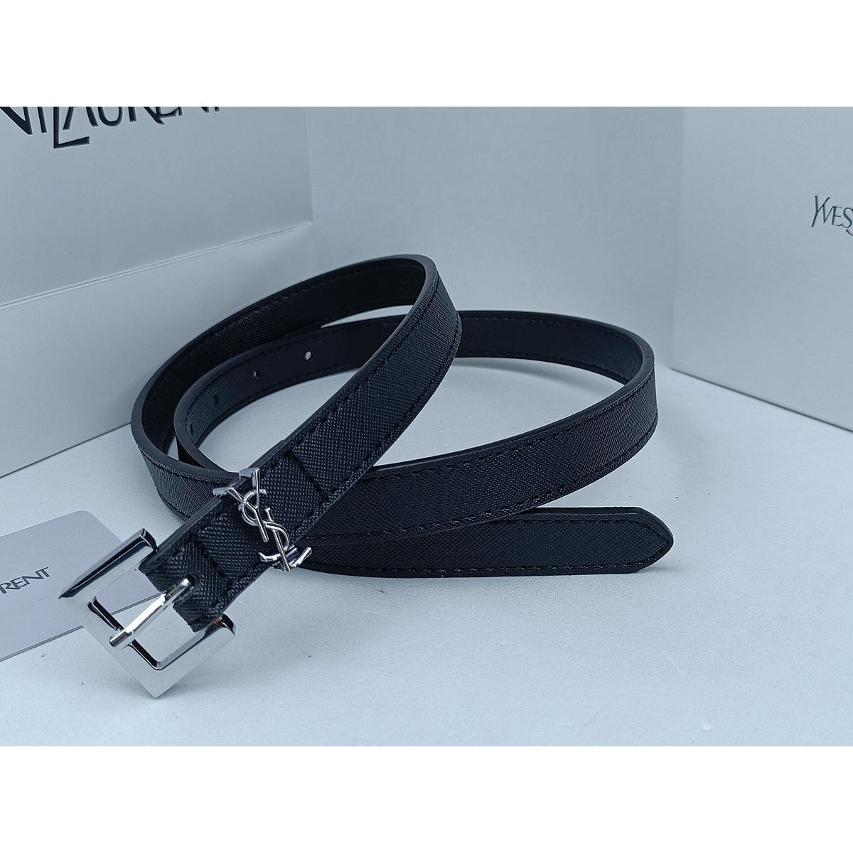 YSL ladies belt thin