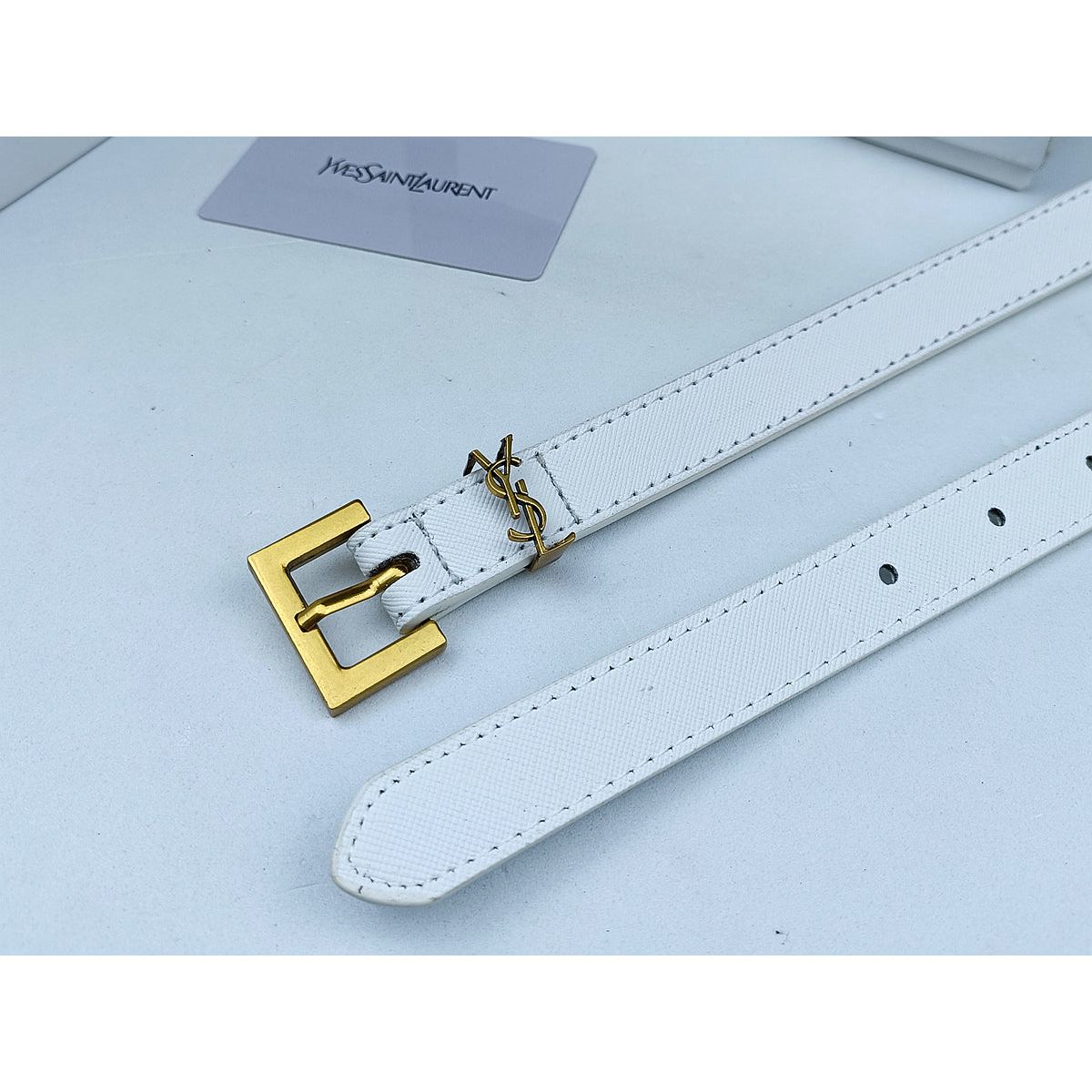 YSL ladies belt thin