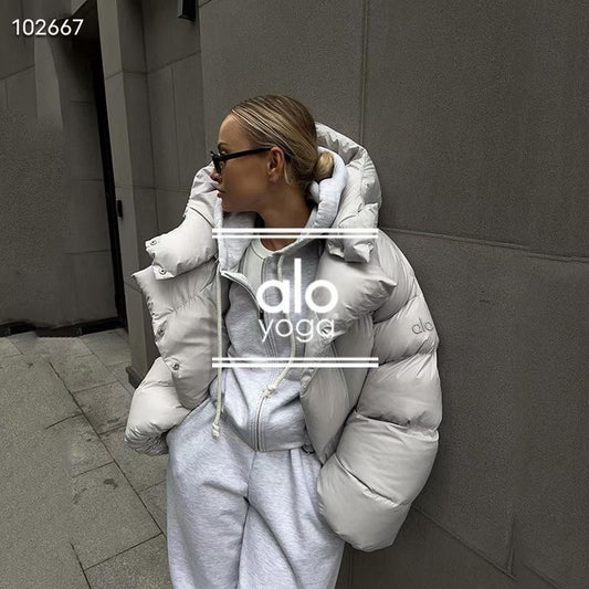 ALO puffer bomber jacket 2025