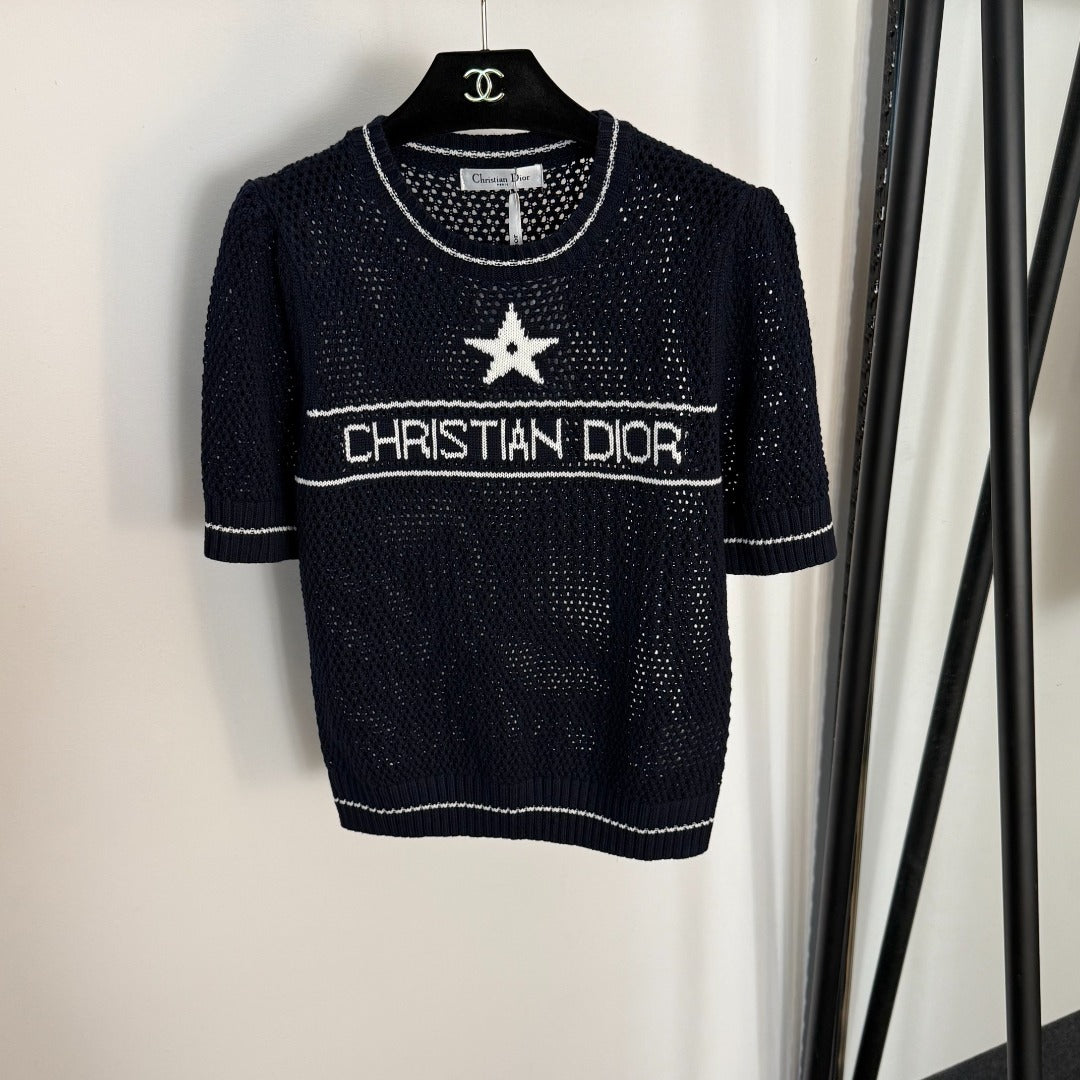 CD Short sleeve cardigan