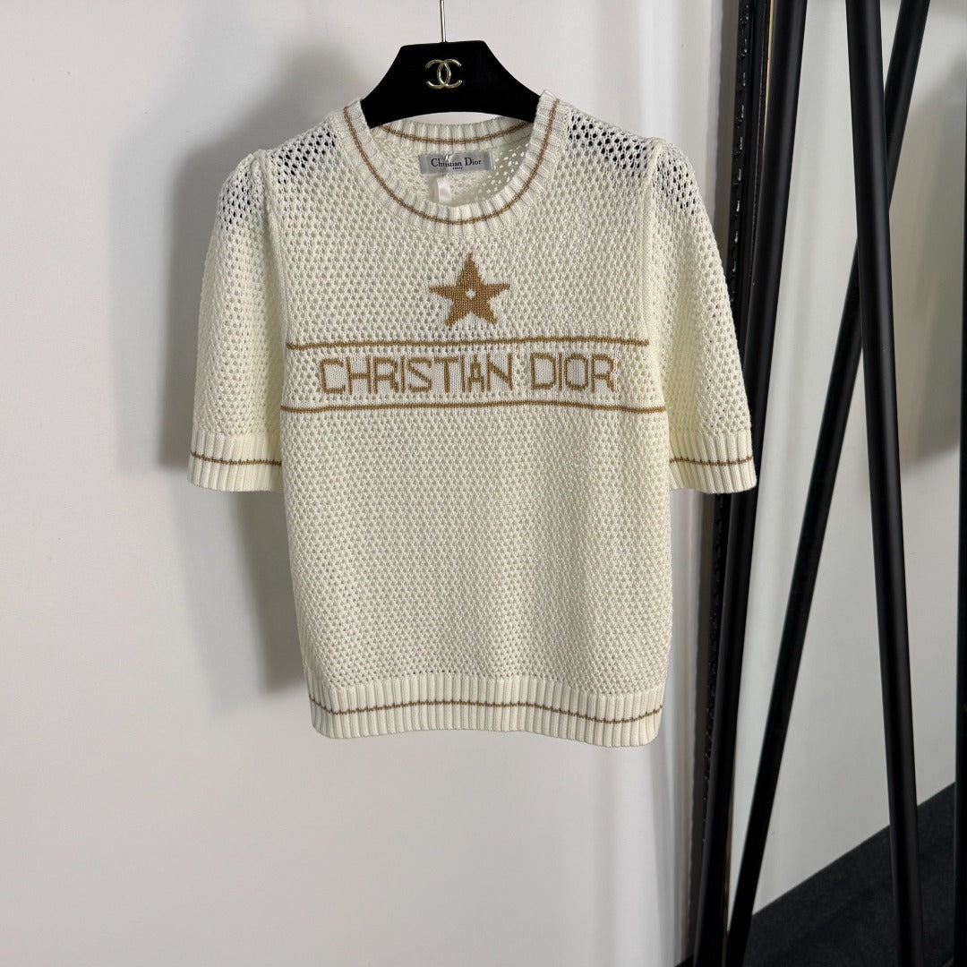CD Short sleeve cardigan