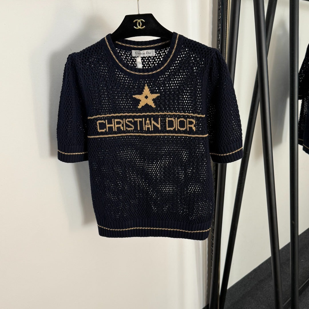 CD Short sleeve cardigan