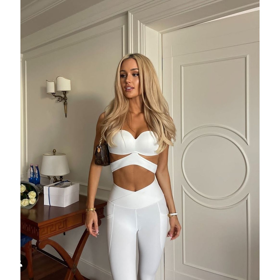 Cutout Sculpt Activewear set