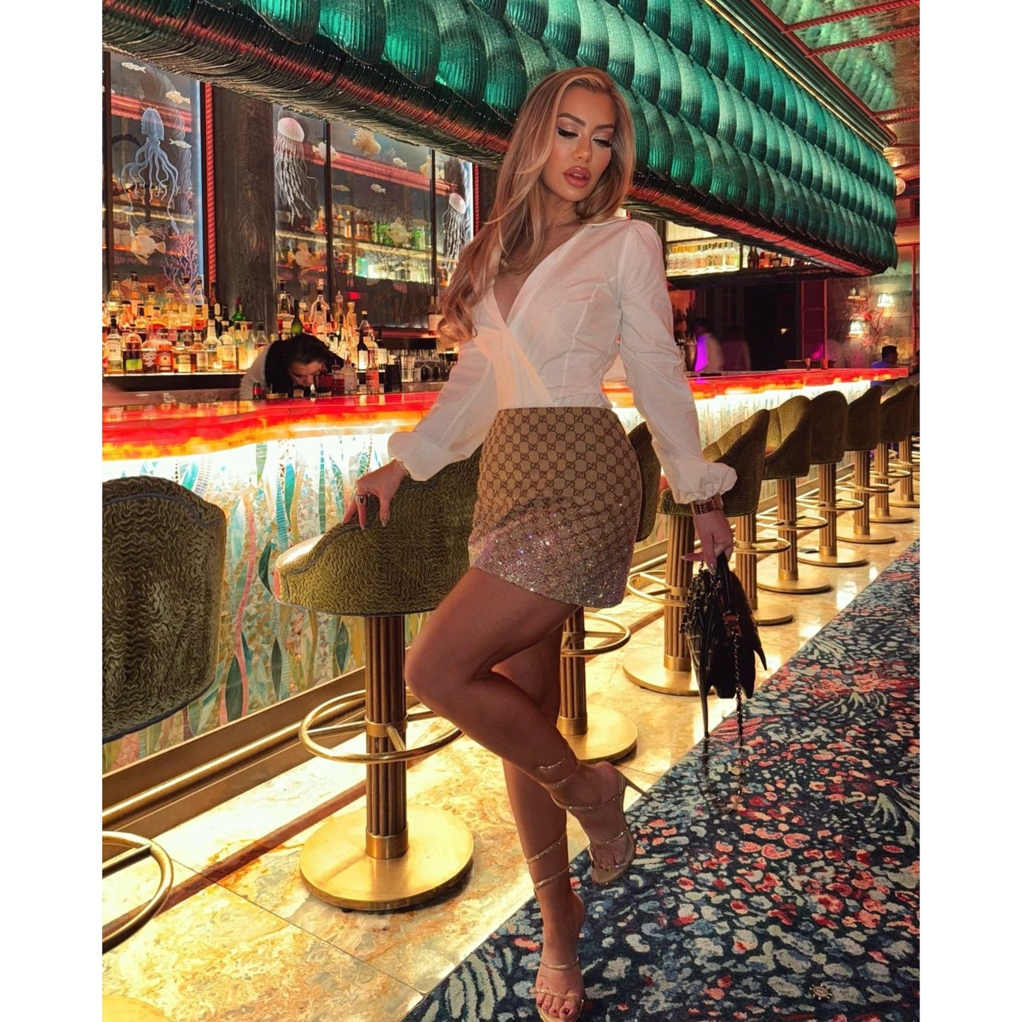 GG Mini Skirt 2025 gemstone