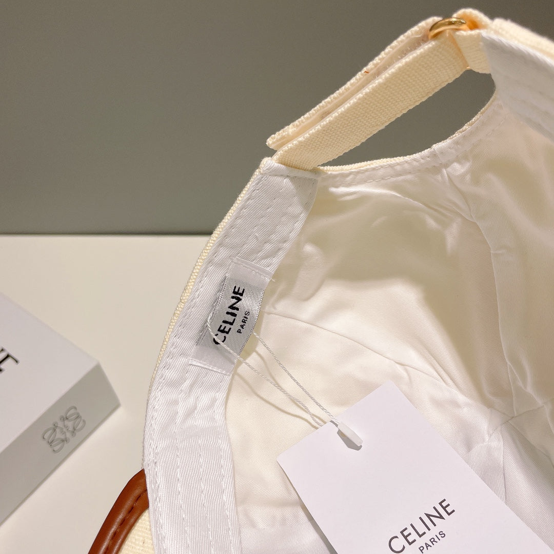 C Cap in Black and brown