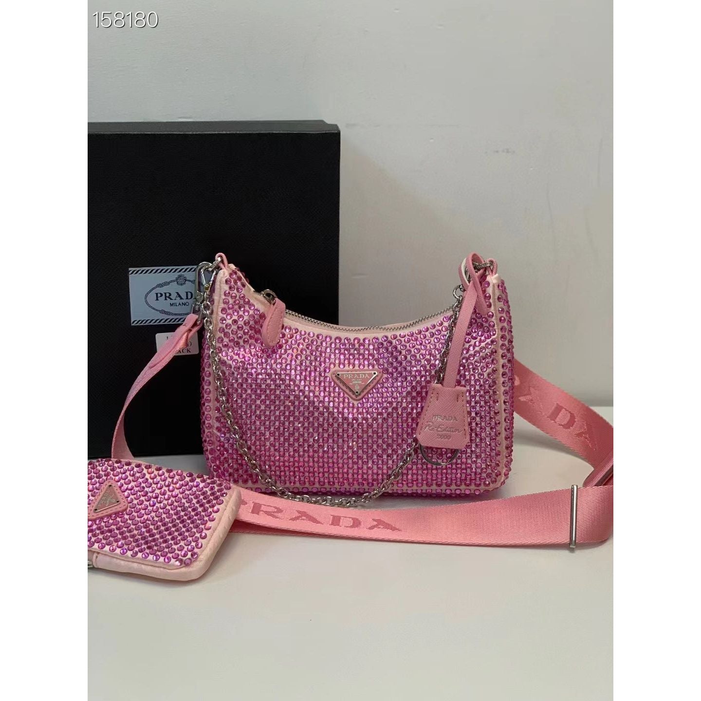 PR DIAMANTÉ SLING TRAP BAG
