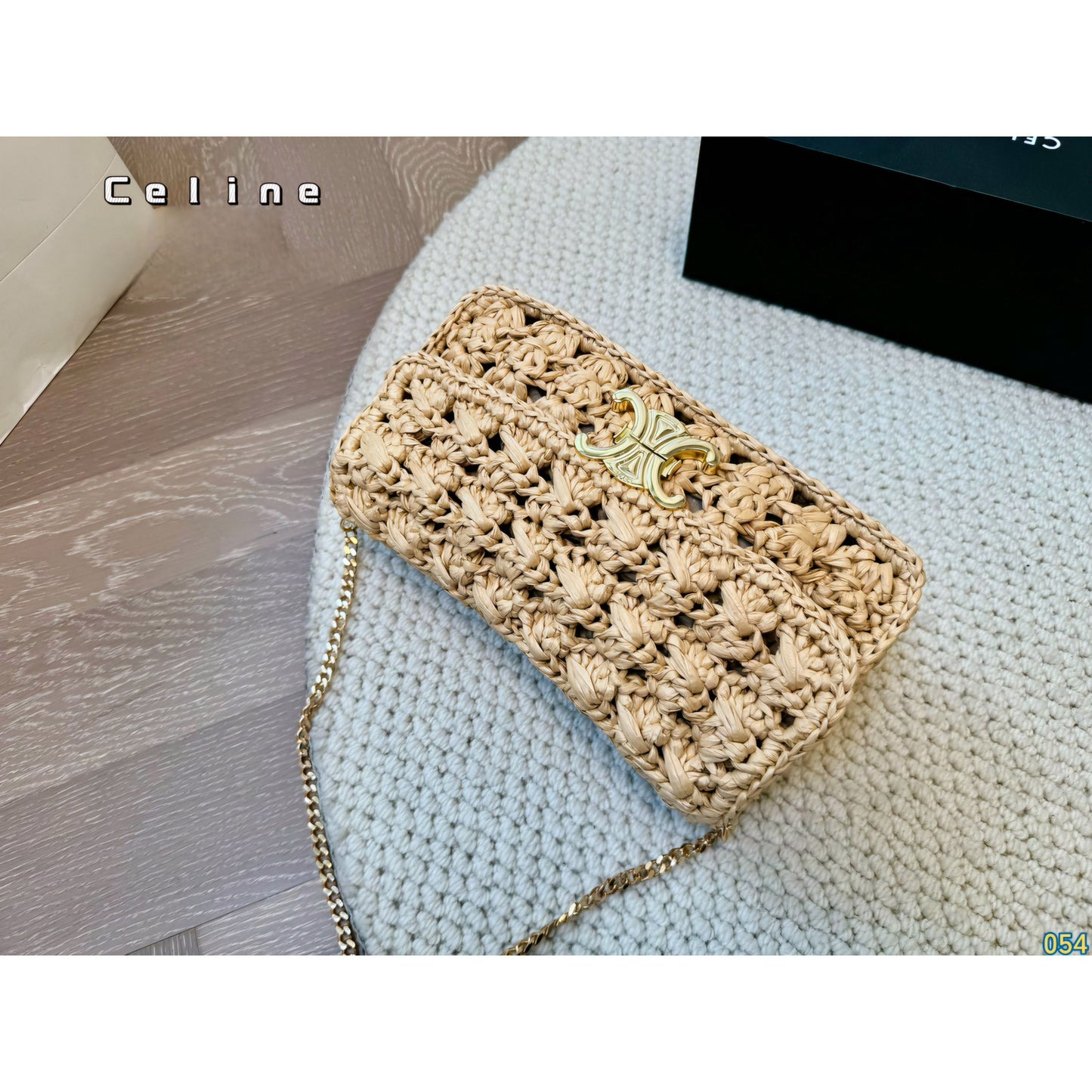 CEL Raffia bag small sling