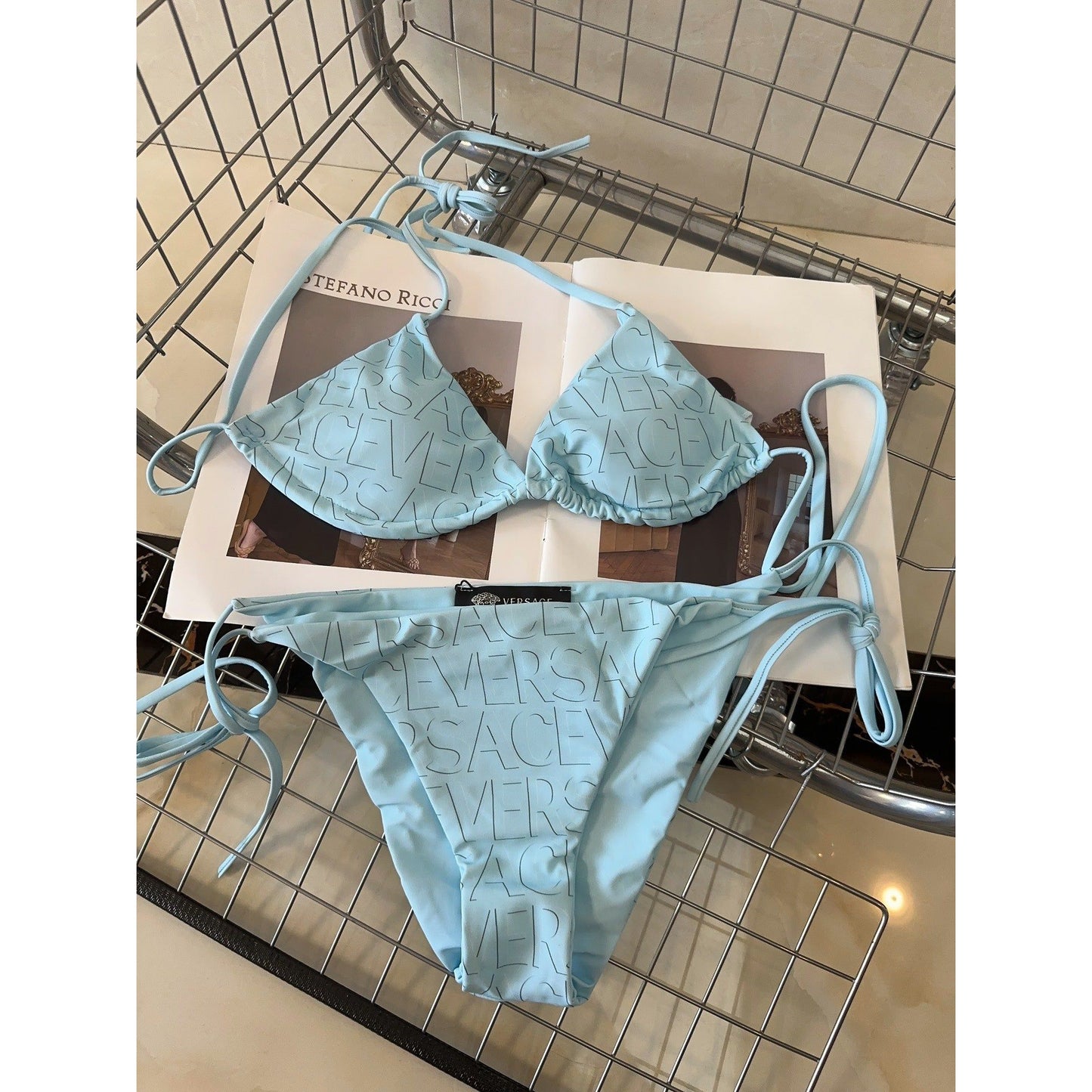 V ALLOVER PRINT BIKINI