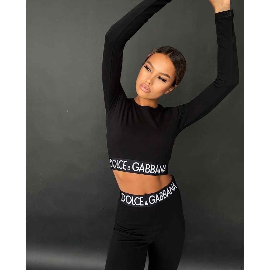 DG Long sleeve Set black