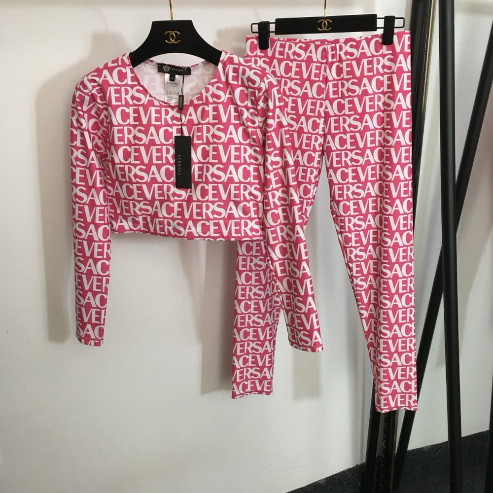 V Print Long sleeve set 2024 version