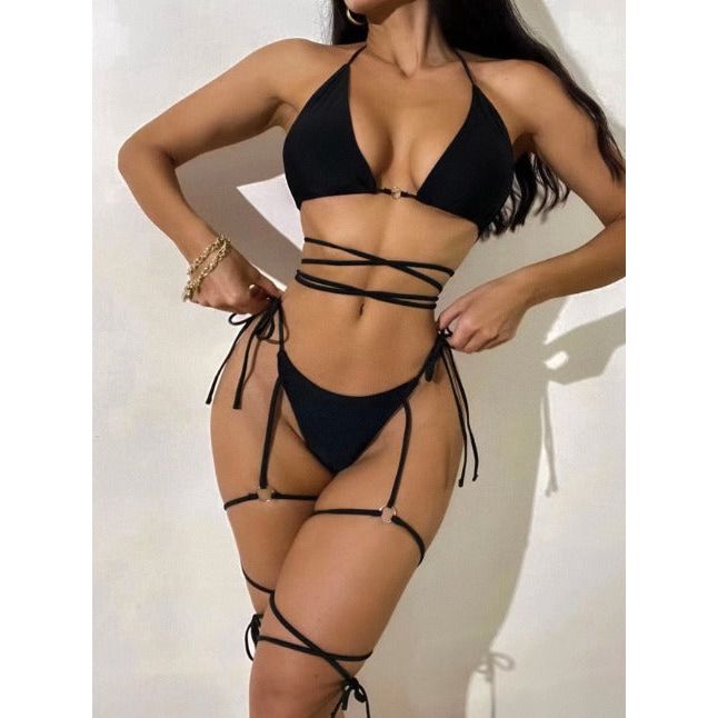 Laced Up Bikini