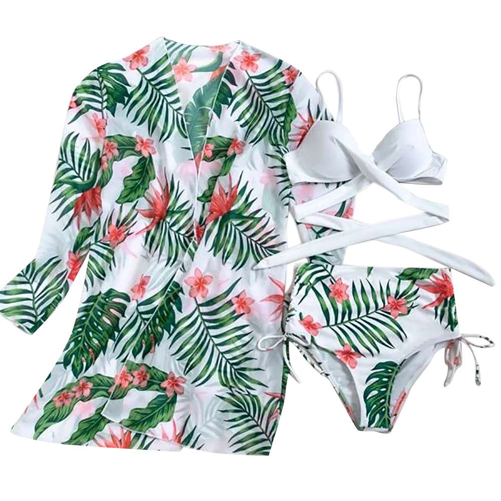 Tropical 3 Piece Bikini Set