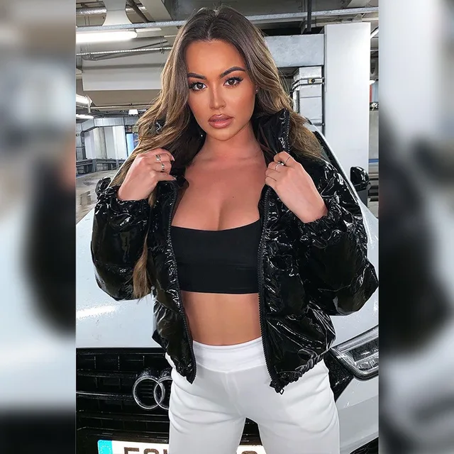 BUBBLE CROP PUFFER JACKET