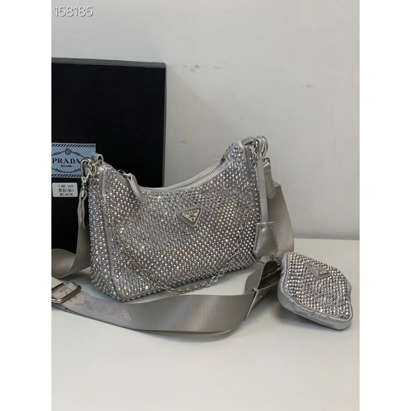 PR DIAMANTÉ SLING TRAP BAG