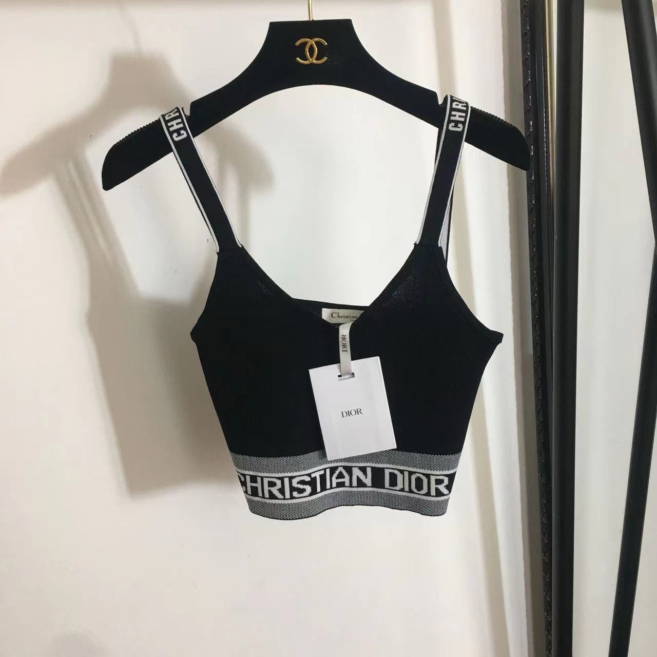 CD Strap Crop Top