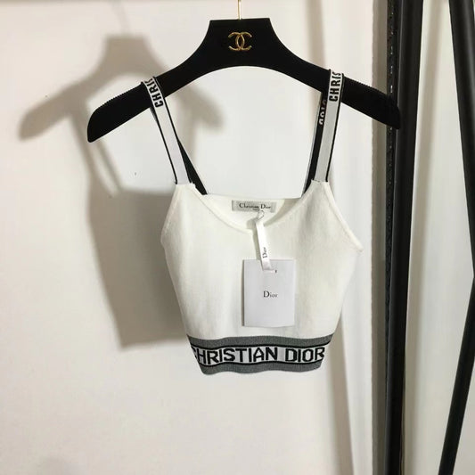 CD Strap Crop Top