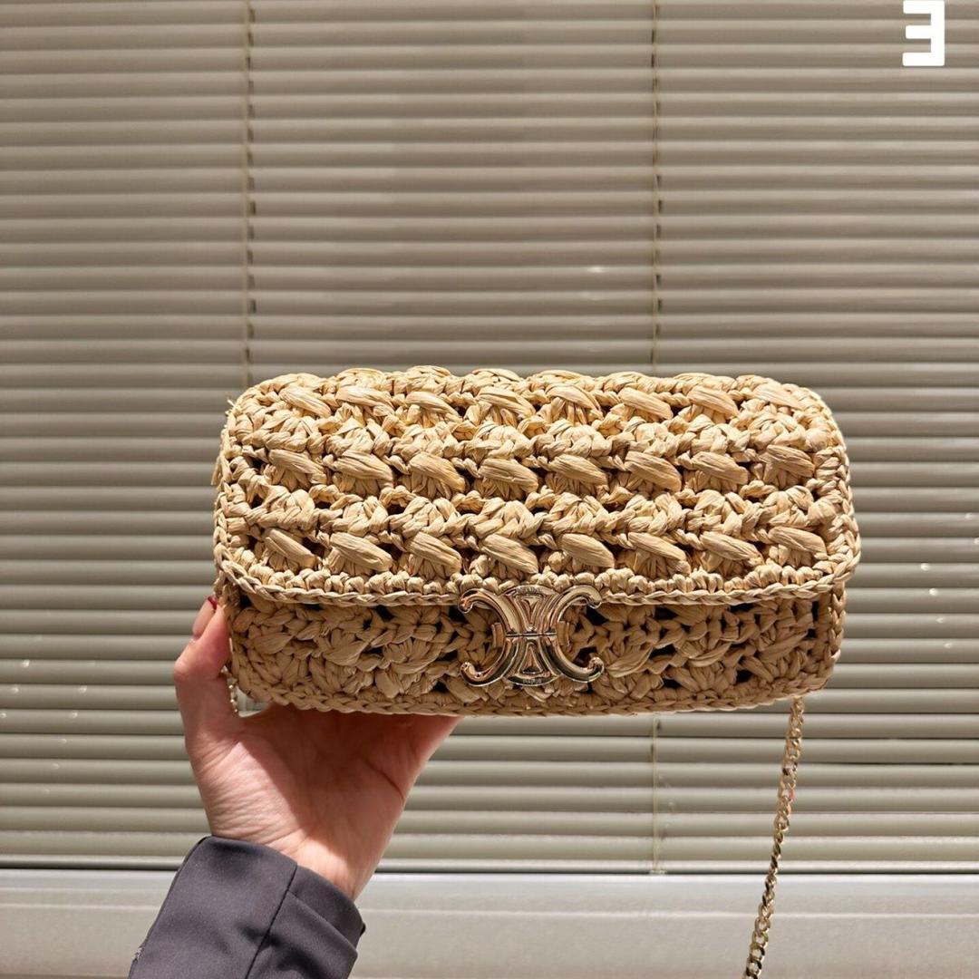 CEL Raffia bag small sling