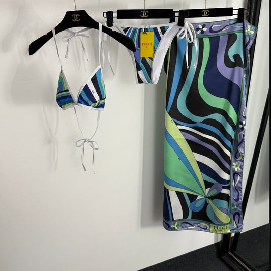 Pucci 3 piece swimwear