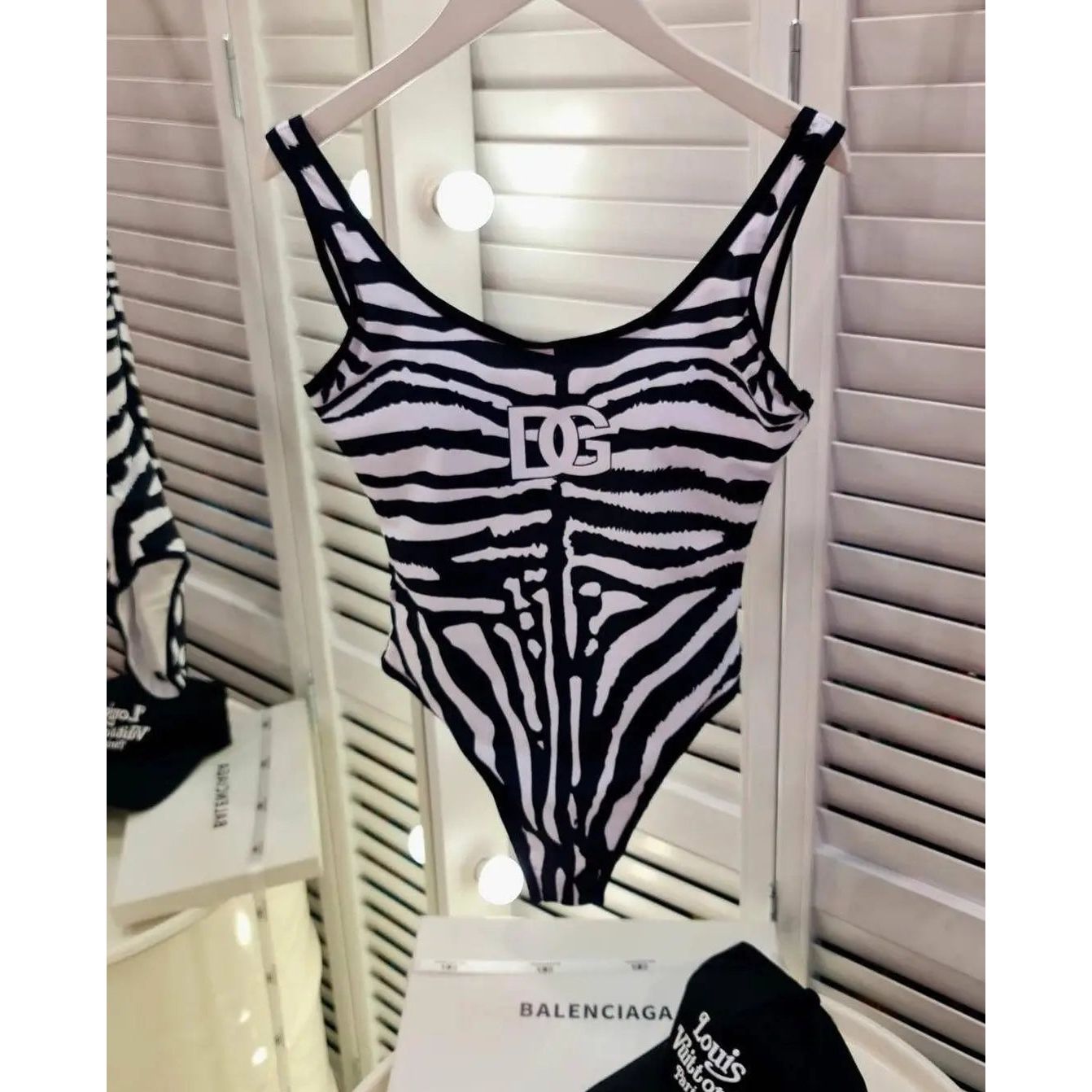 DG Zebra full piece swimsuit