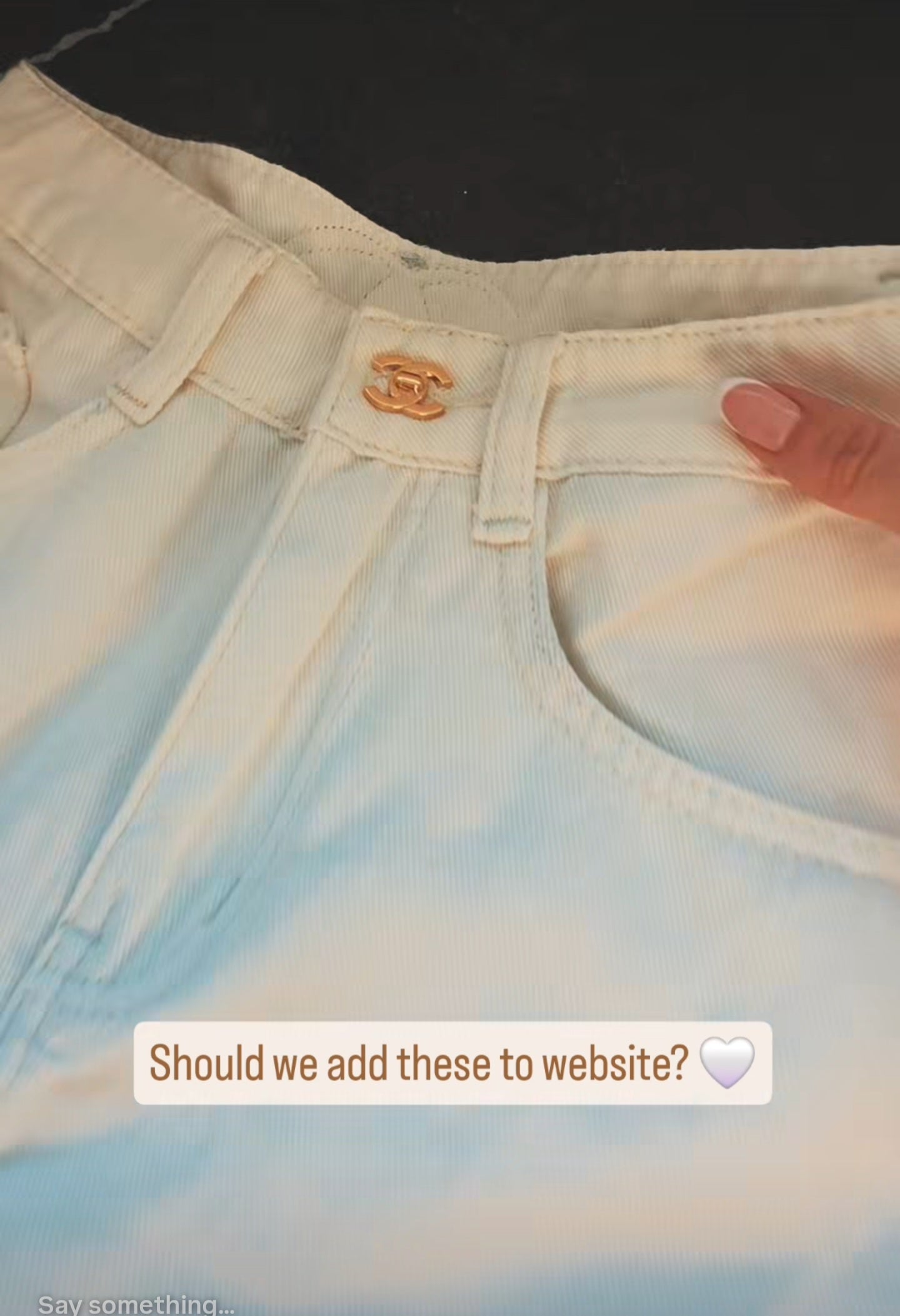 CC Clasp jeans