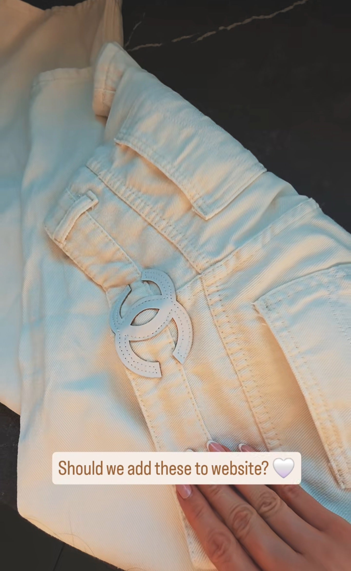 CC Clasp jeans