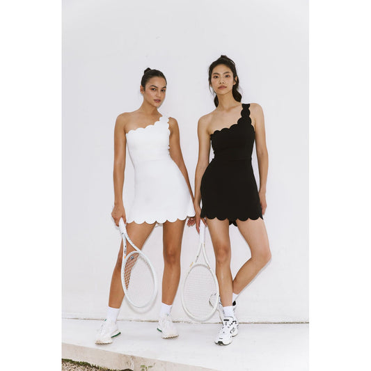 Scallop tennis dress 2025