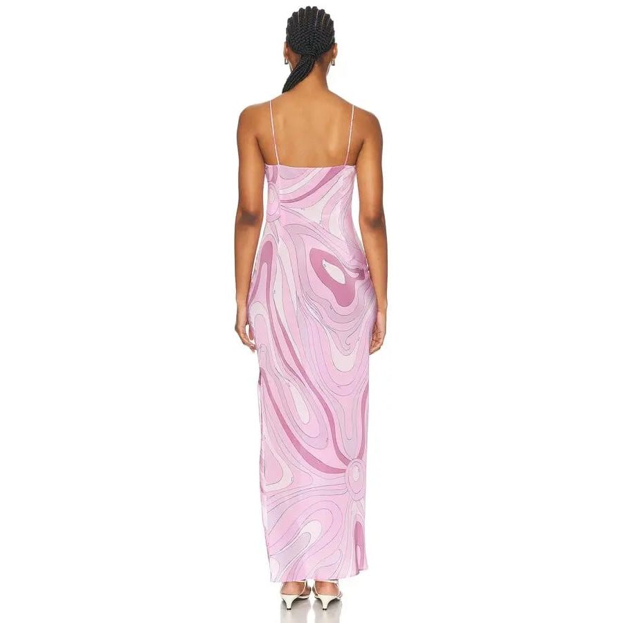 Pucci silk dress with slit