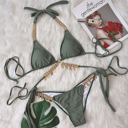 Golden Leaf Bikini