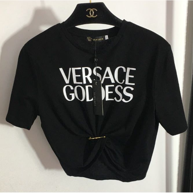 V Goddess Crop T-Shirt